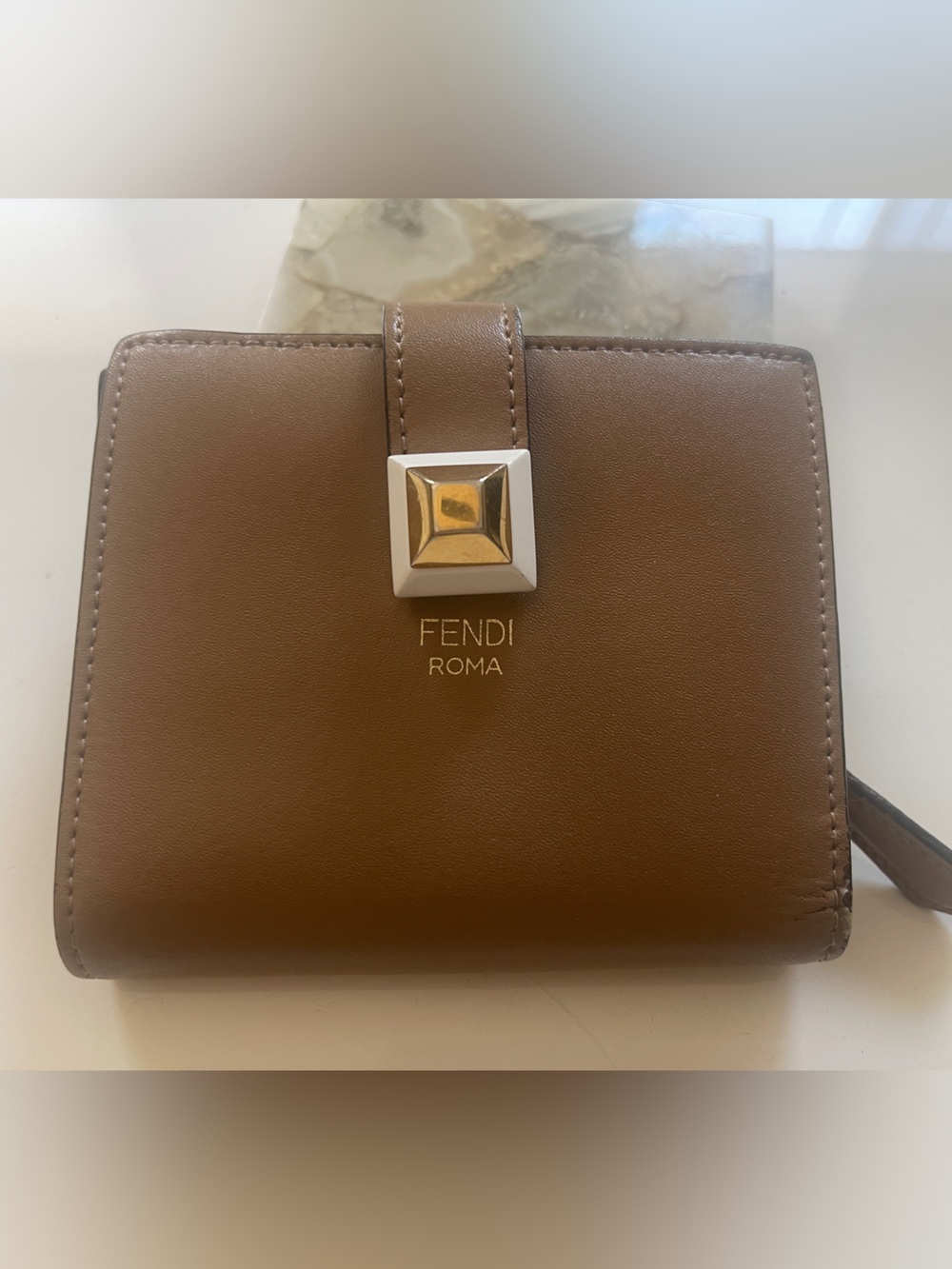 FENDI SELLERIA LIGHT PINK WALLET